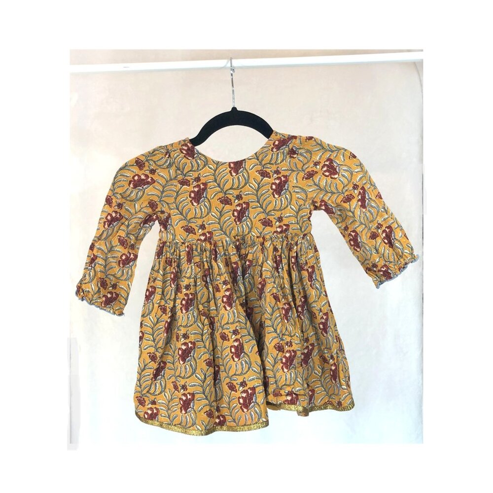 DRESS, 2Y, PINK CHICKEN